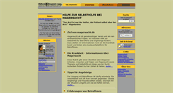 Desktop Screenshot of magersucht.de